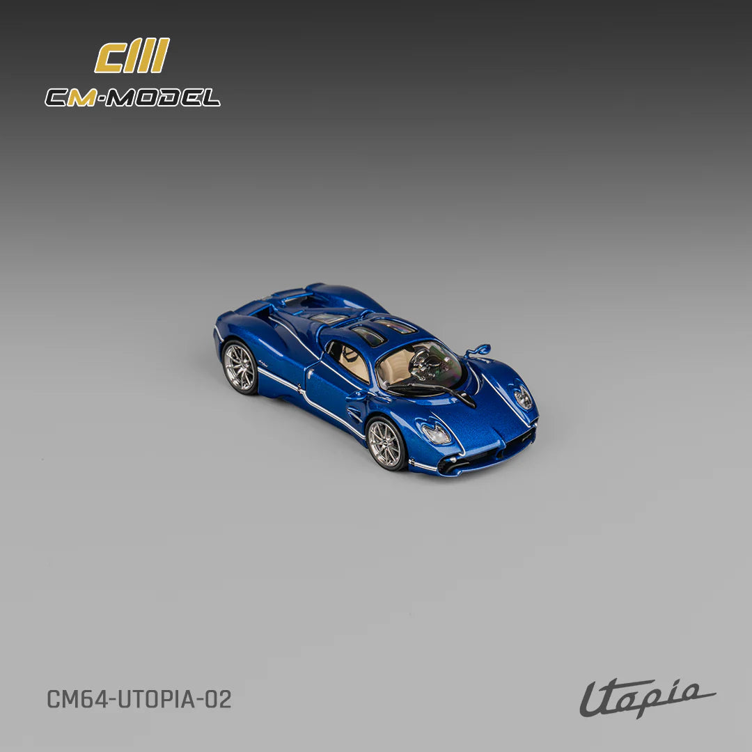 1:64 Pagani Utopia Metallic Blue CM64-Utopia-02