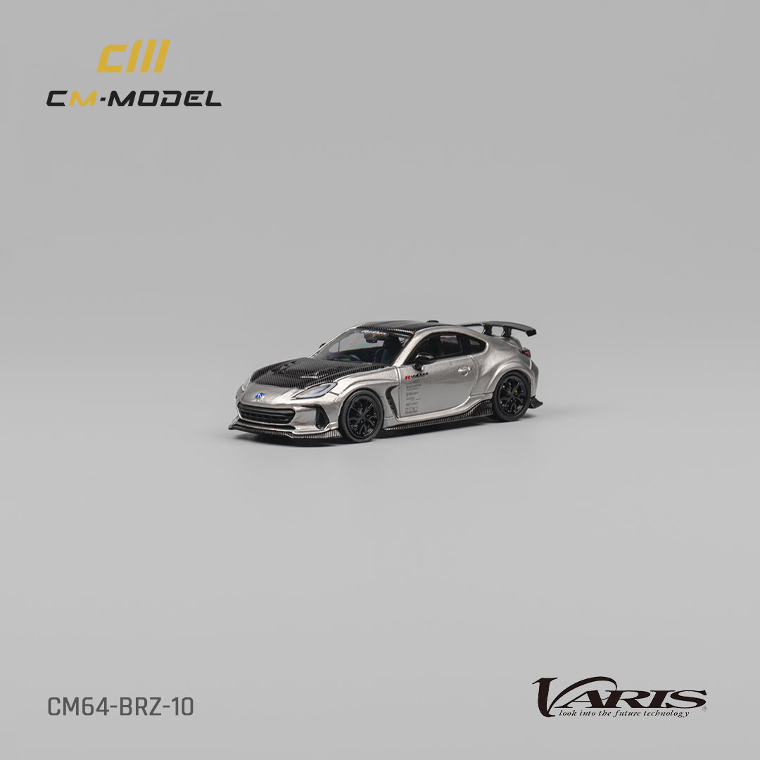 1:64 Subaru BRZ Varis Widebody Metallic gray - CM Models - CM64-BRZ-10