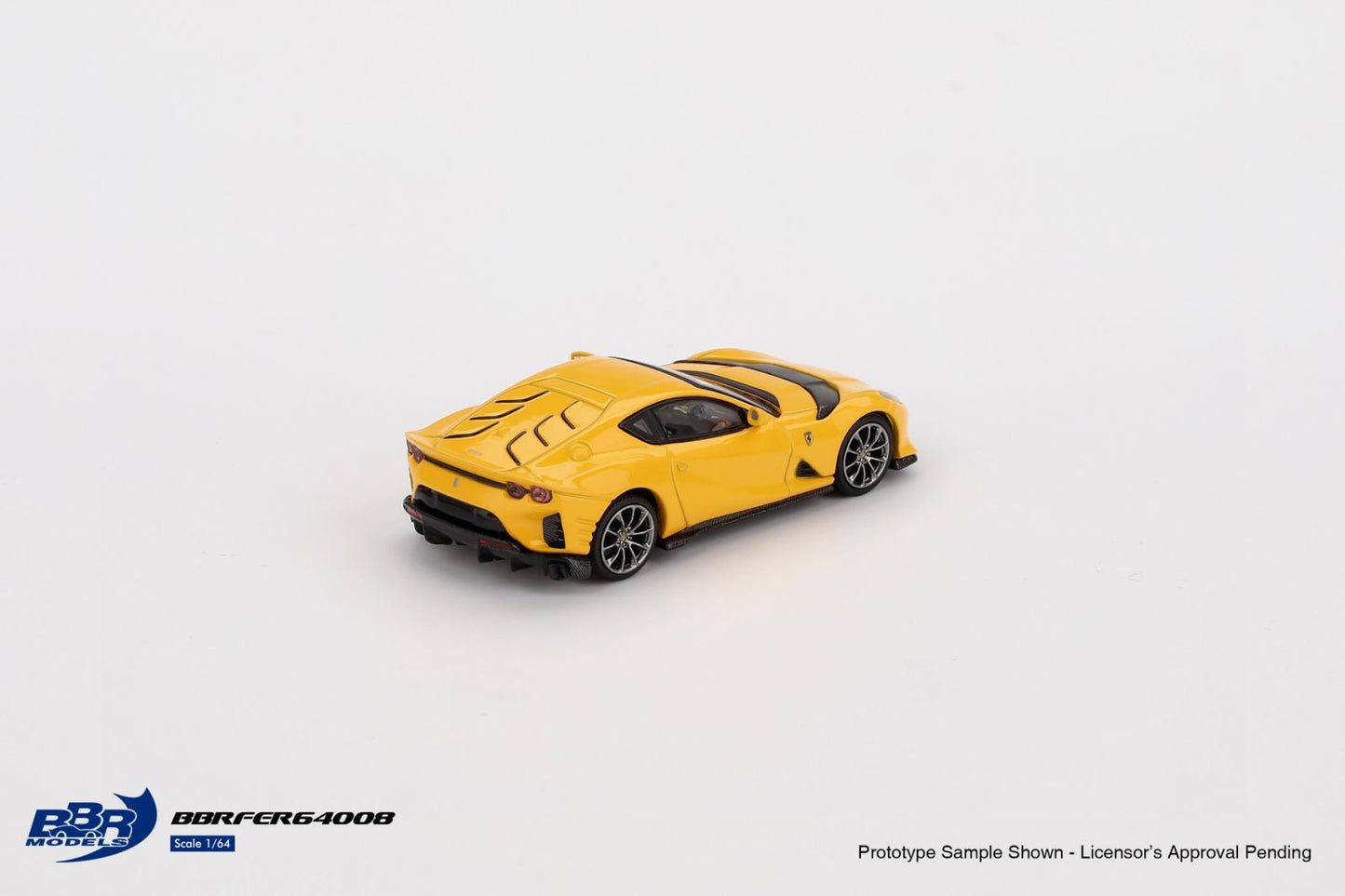 1:64 FERRARI 812 COMPETIZIONE GIALLO MODENA - BBR Models - BBRFER64008
