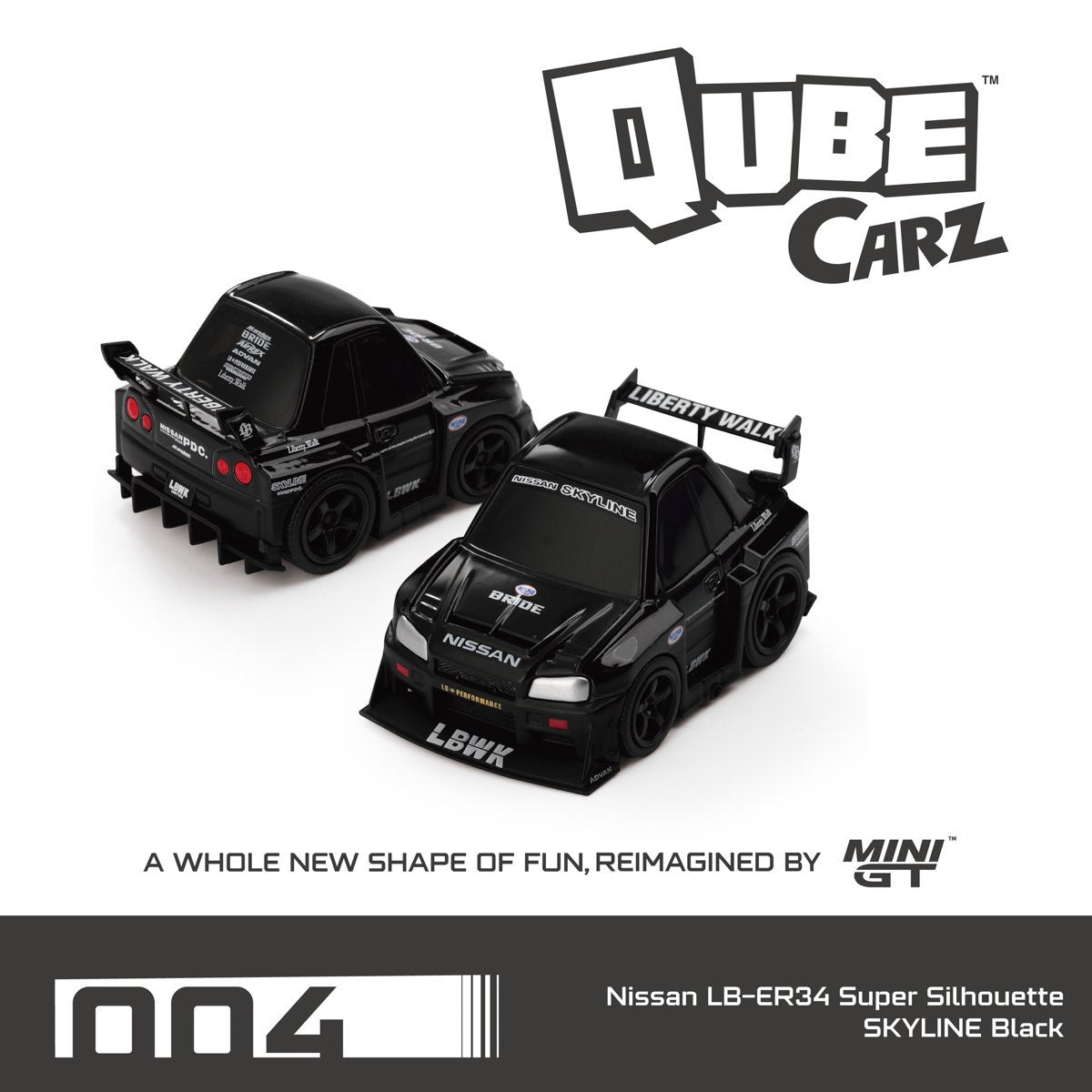 Mini GT QUBE CARZ x 6 - Mini GT