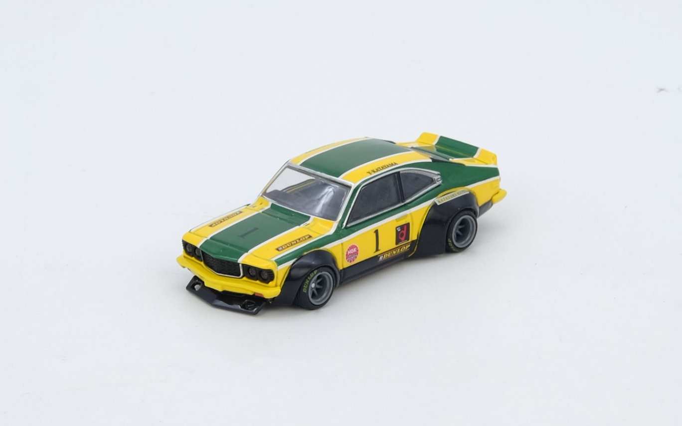 1/64 MAZDA SAVANNA RX3 "KATAYAMA RACING" Livery - Inno64 - IN64-RX3-KTYM