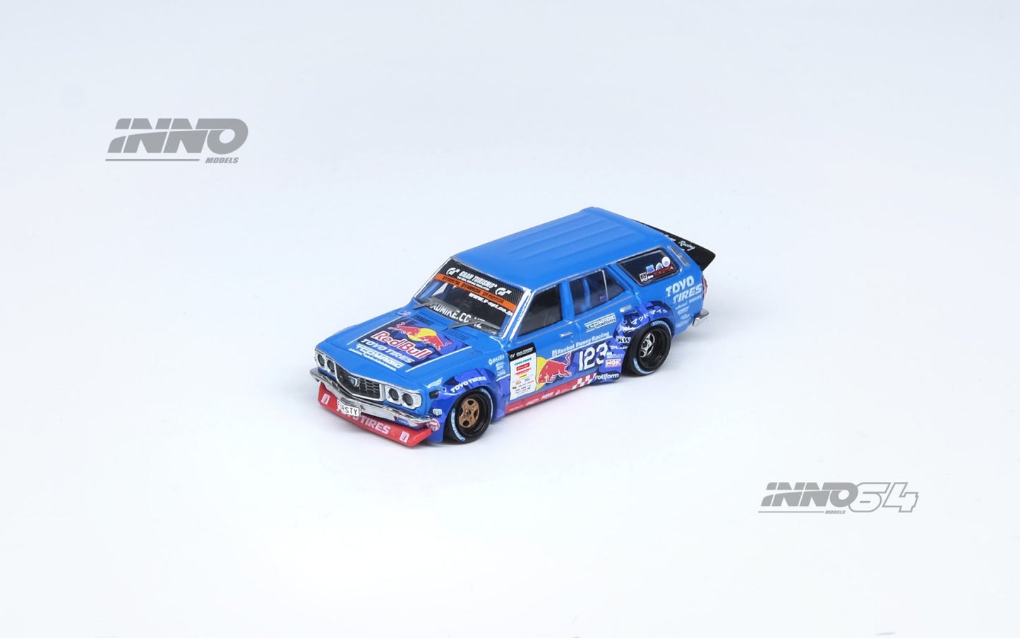 1/64 MAD MIKE 1976 MAZDA RX3 Station Wagon D1GP Series 2024 - Inno64 - IN64-RX3P-D1GP24