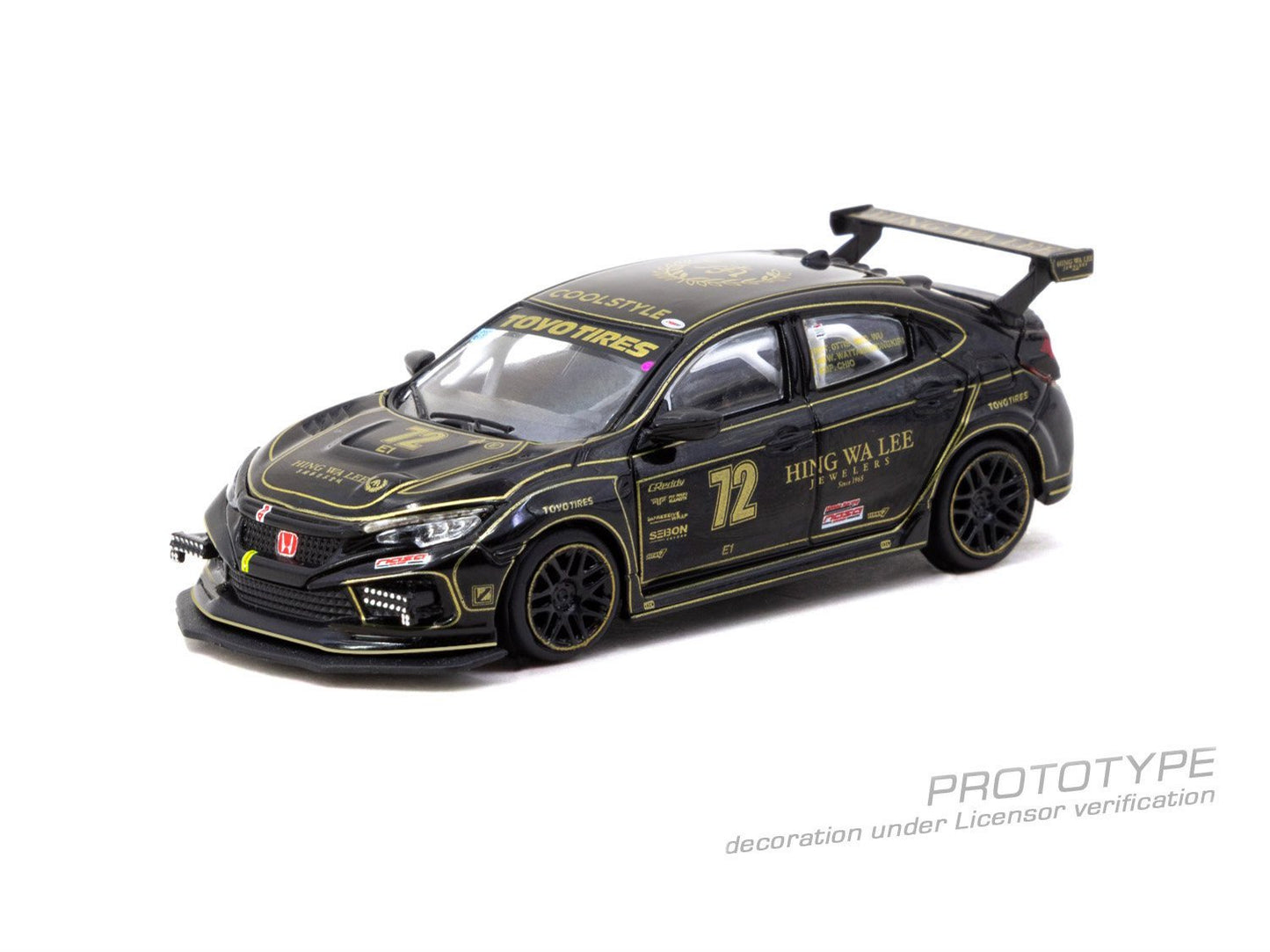 1/64 Honda Civic TYPE R FK8 NASA Western Endurance Racing Championship 2021 - Tarmac Models - T64-TL014-SD72
