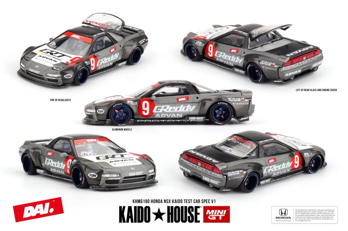 1/64 Honda NSX Kaido Test Car Spec V1 - MGTKHMG190