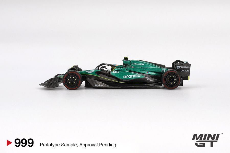 1/64 ASTON MARTIN AMR24 NO.14 FERNANDO ALONSO 2024 F1 2024 BAHRAIN GP BLISTER PACKAGING - MGT00999-BL