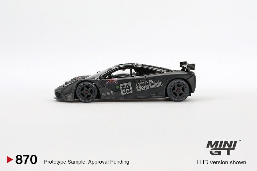 1/64 MCLAREN F1 GTR NO.59 1995 LE MANS 24HR WINNER POST-RACE WEATHERED BLISTER PACKAGING - MGT00870-BL