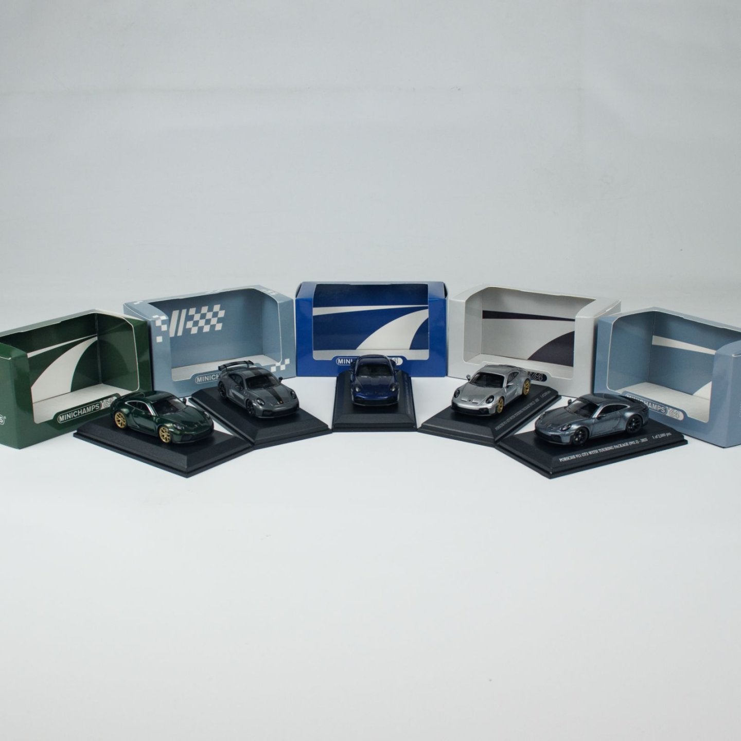 1:64 MINICHAMPS PORSCHE 911 (992.2) GT3 TOURING - 2025 x 5 colourways