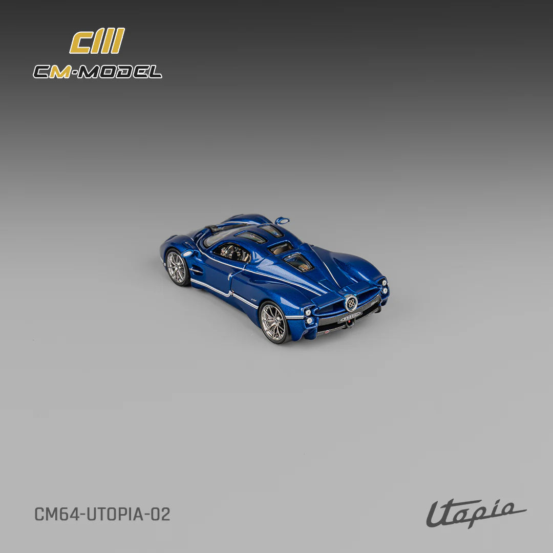 1:64 Pagani Utopia Metallic Blue CM64-Utopia-02