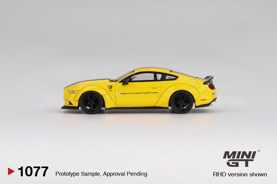 1/64 LB-WORKS FORD MUSTANG TRIPLE YELLOW - MGT01077