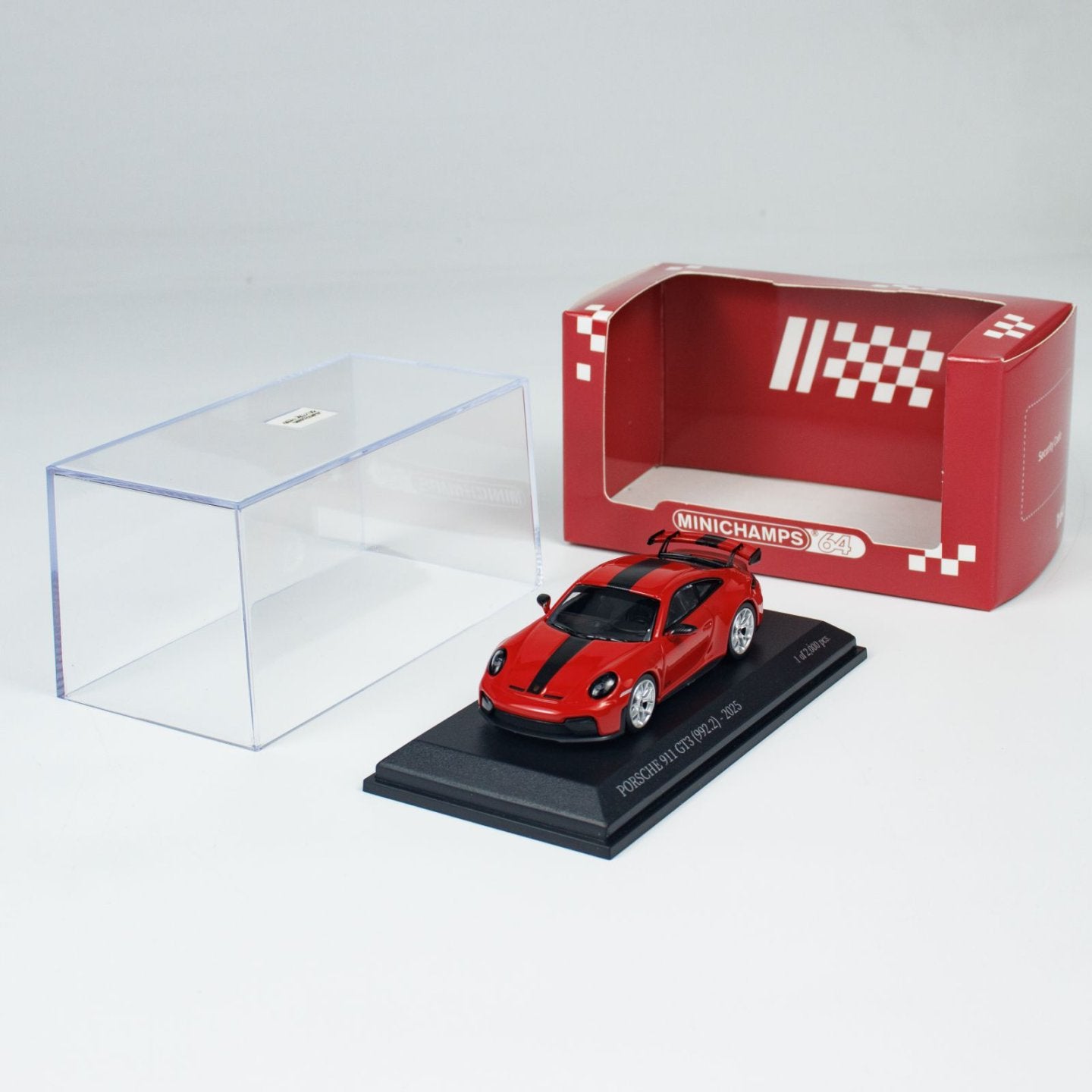1:64 MINICHAMPS PORSCHE 911 (992.2) GT3-2025 - WEISSACH PACKAGE x 5 colourways