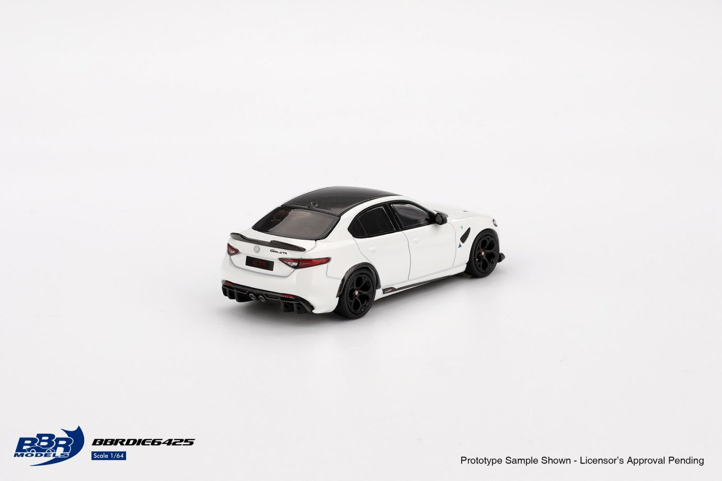 1:64 ALFA ROMEO GIULIA GTA WHITE - BBR Models - BBRDIE6425