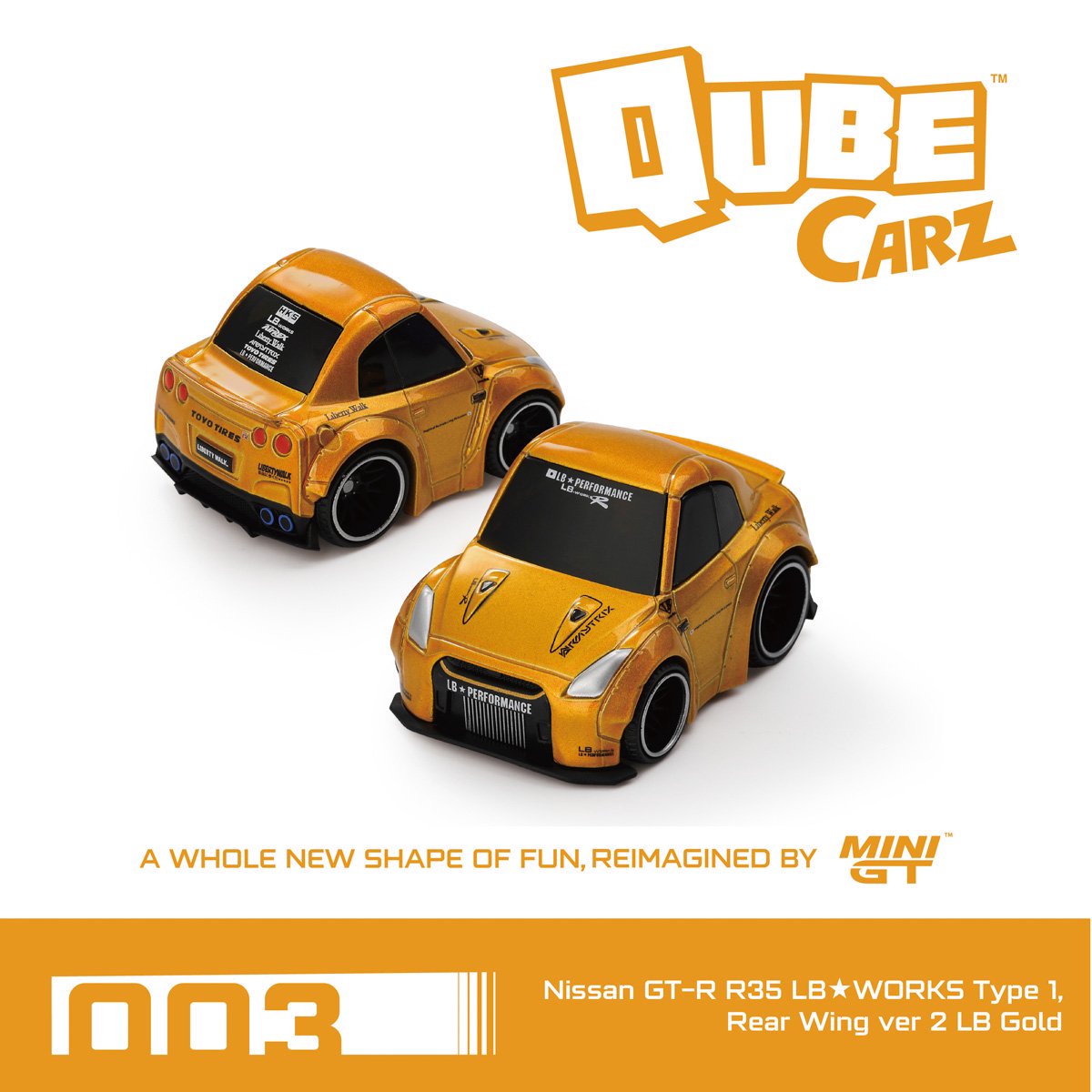 Mini GT QUBE CARZ x 6 - Mini GT