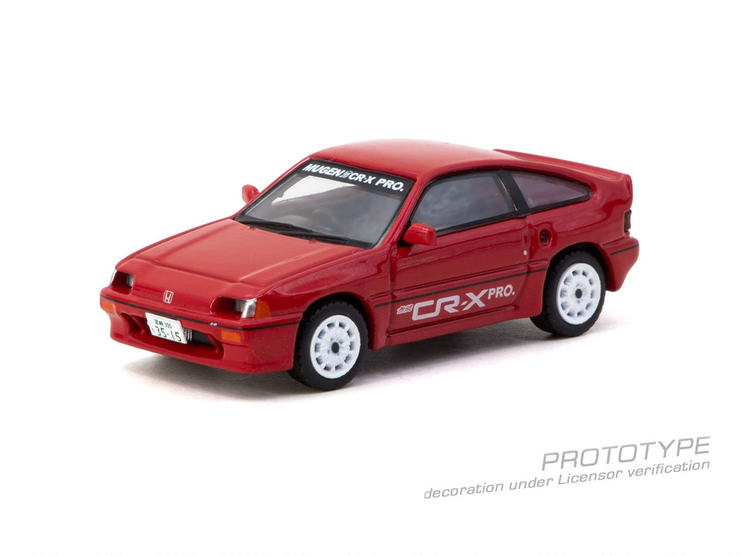 1/64 HONDA Ballade Sports MUGEN CR-X PRO Red - Tarmac Models - T64G-TL058-RE