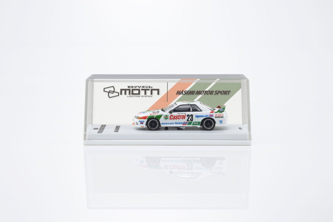 1/64 Castrol Skyline GT-R(R32) Gr.A 1990 #23 with LED - Kyosho - 07012LC