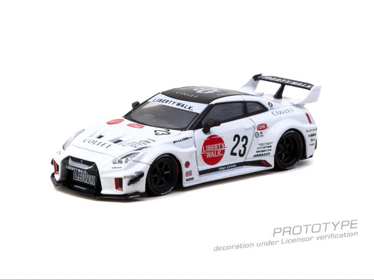 1/64 LB-Silhouette WORKS GT NISSAN 35GT-RR White - Tarmac Works - T64-105-WH