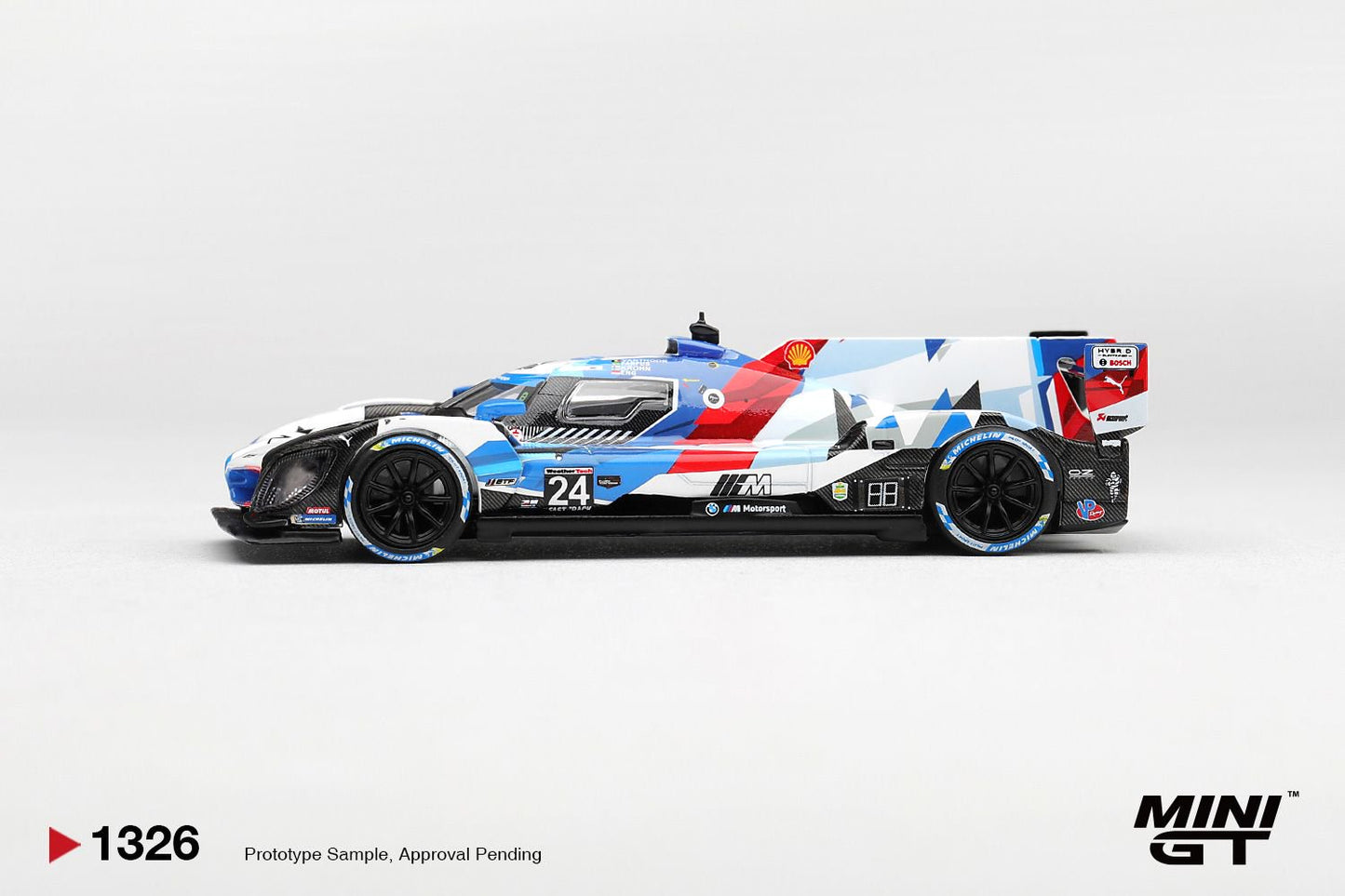 1/64 BMW M HYBRID V8 GTP NO.24 BMW M TEAM RLL 2024 IMSA DAYTONA 24 HRS - Mini GT - MGT01326