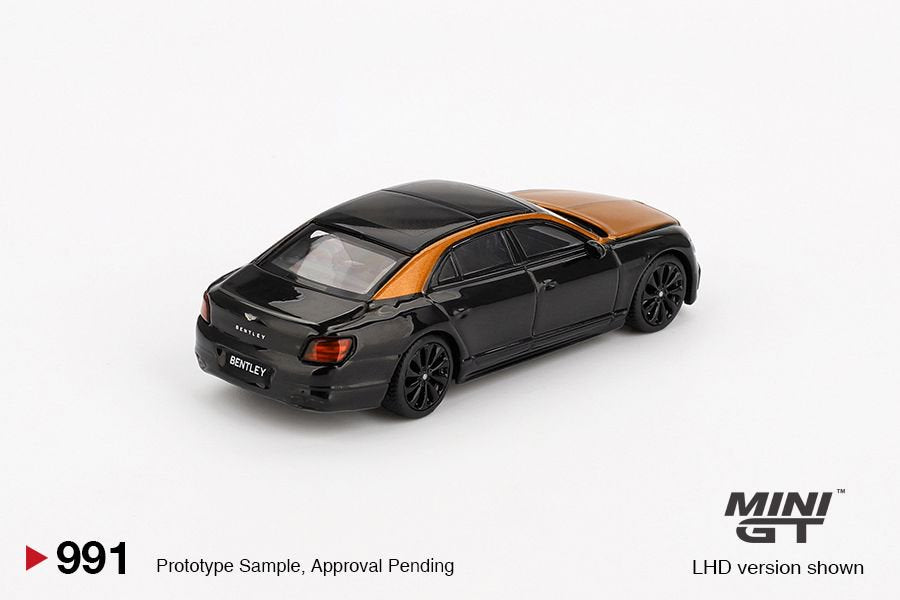 1/64 BENTLEY FLYING SPUR ORANGE FLAME/ONYX (LHD) BLISTER PACKAGING - MGT00991-BL