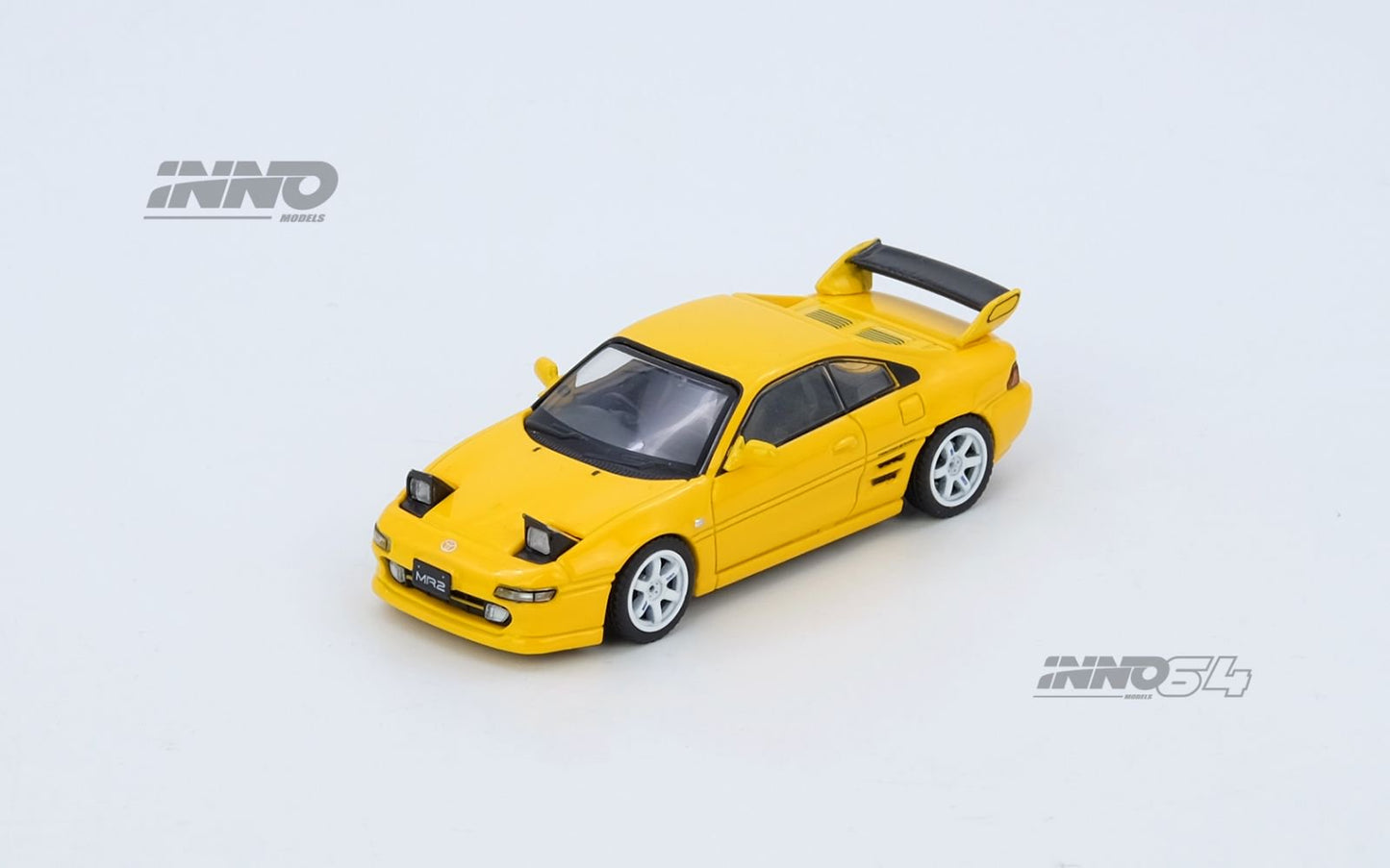 1/64 Toyota MR2 (SW20) Yellow - Inno64 - IN64-MR2-YL