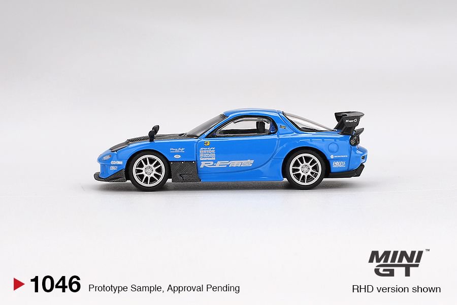 1/64 MAZDA RX-7 RE-AMEMIYA 20B NA 3ROTOR-7 AMA-SAN GO (RHD) BLISTER PACKAGING - MGT01046-BL