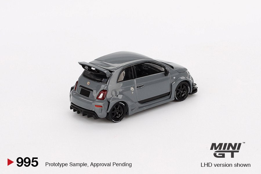 1/64 ABARTH 595 LB-WORKS X ABAS WORKS GREY (LHD) BLISTER PACKAGING - MGT00995-BL