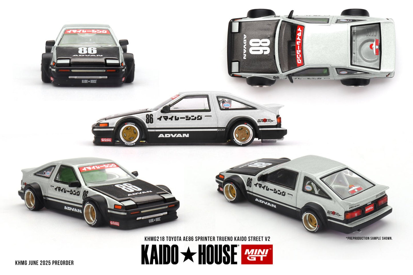 1/64 Toyota AE86 Sprinter Trueno Kaido Street V2 - MGTKHMG218