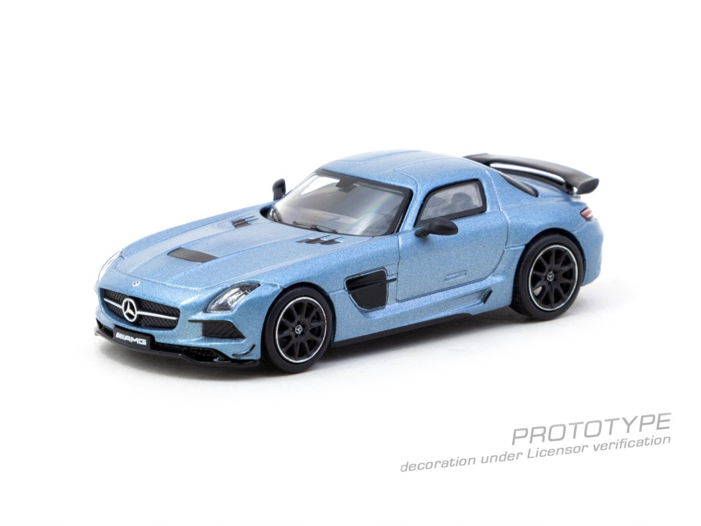 1:64 Mercedes-Benz SLS AMG Coupé Black Series Matte Blue - T64G-027-MB