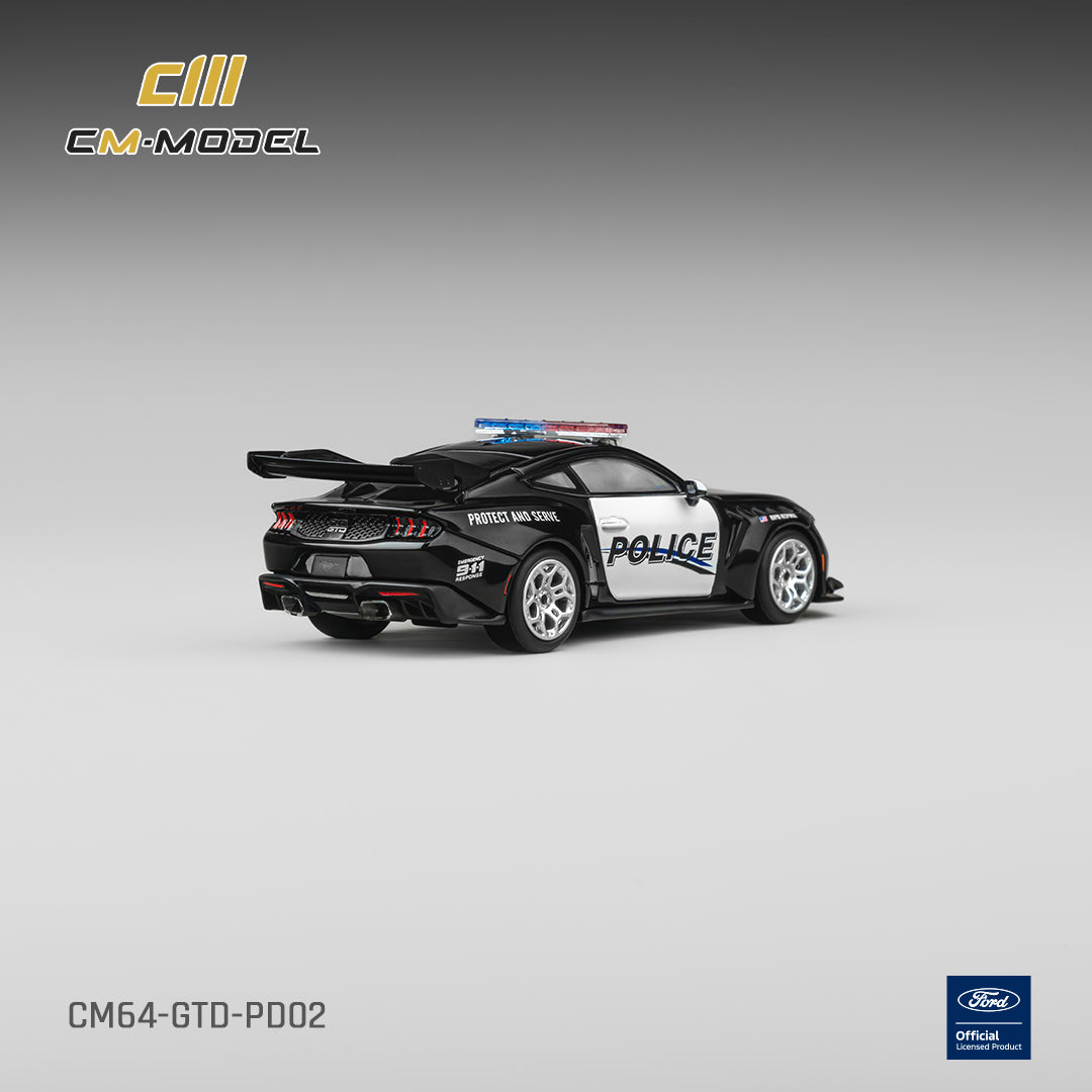 1/64 Mustang GTD Police - CM Models - CM64-GTD-PD02