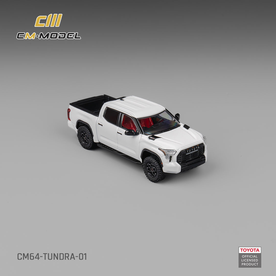 1:64 Toyota Tundra White - CM Models - CM64-Tundra-01