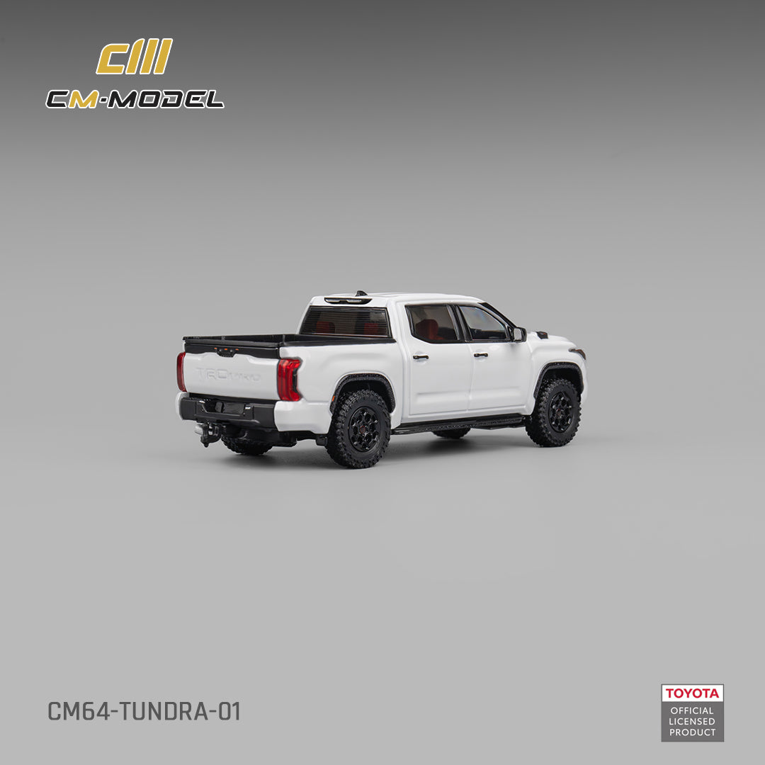 1:64 Toyota Tundra White - CM Models - CM64-Tundra-01