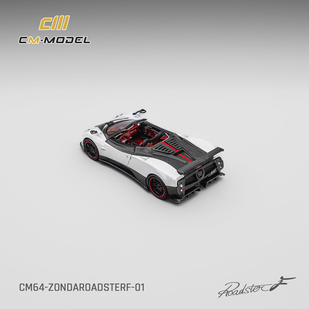 1/64 Pagani Zonda F Roadster Pearl White - CM Models - CM64-Zonda Roadster F-01