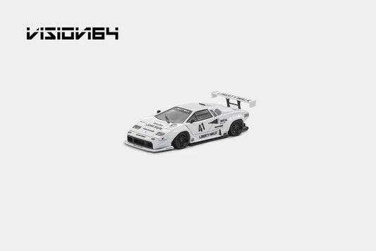 1/64 Lamborghini Countach LB Works - Vision64 - 3 colours deluxe box.