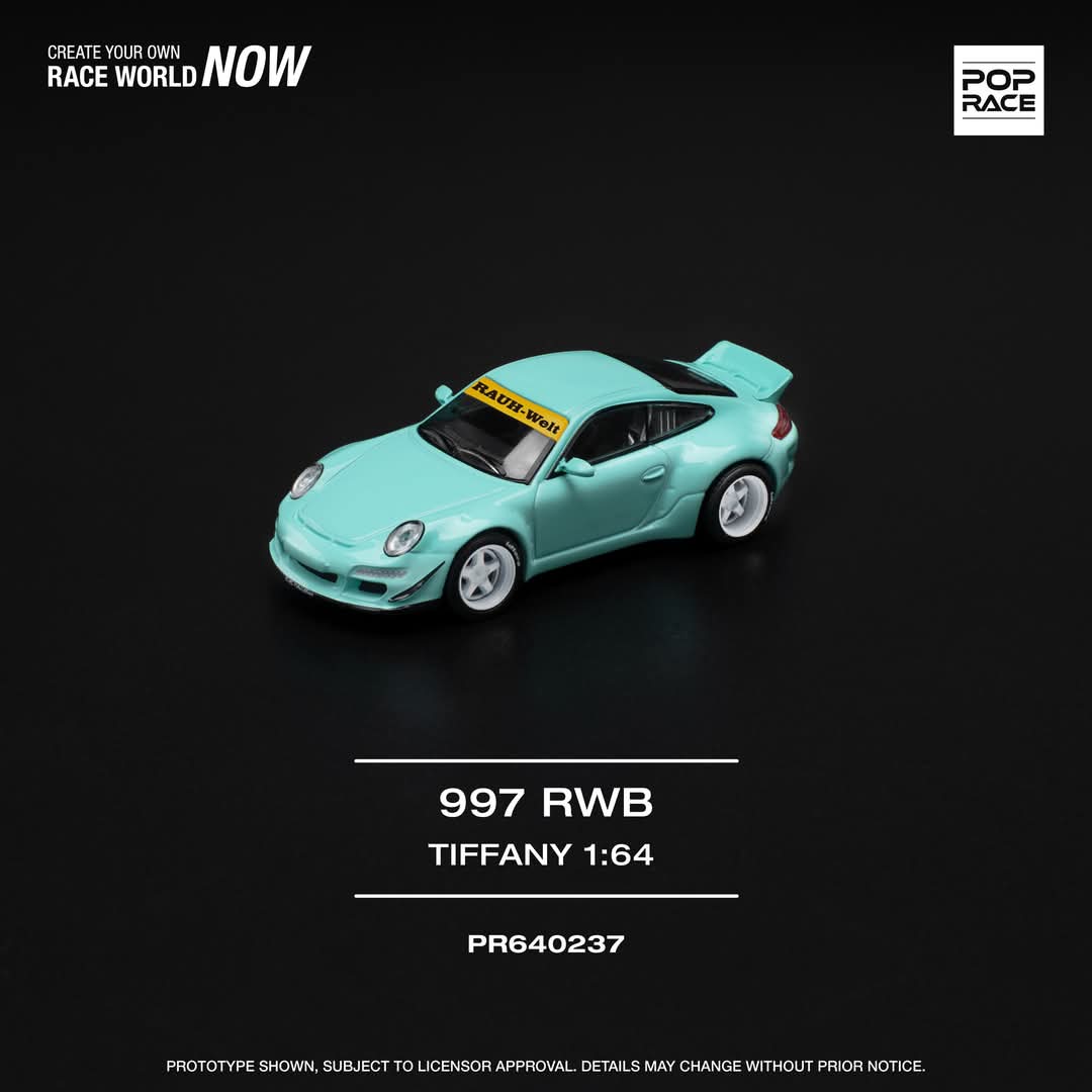 1/64 RWB 997, Tiffany blue - Poprace - PR640237