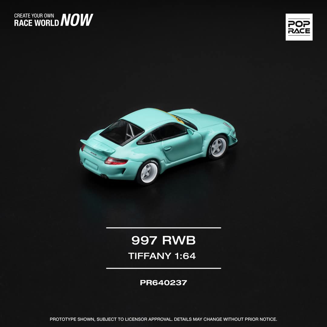 1/64 RWB 997, Tiffany blue - Poprace - PR640237