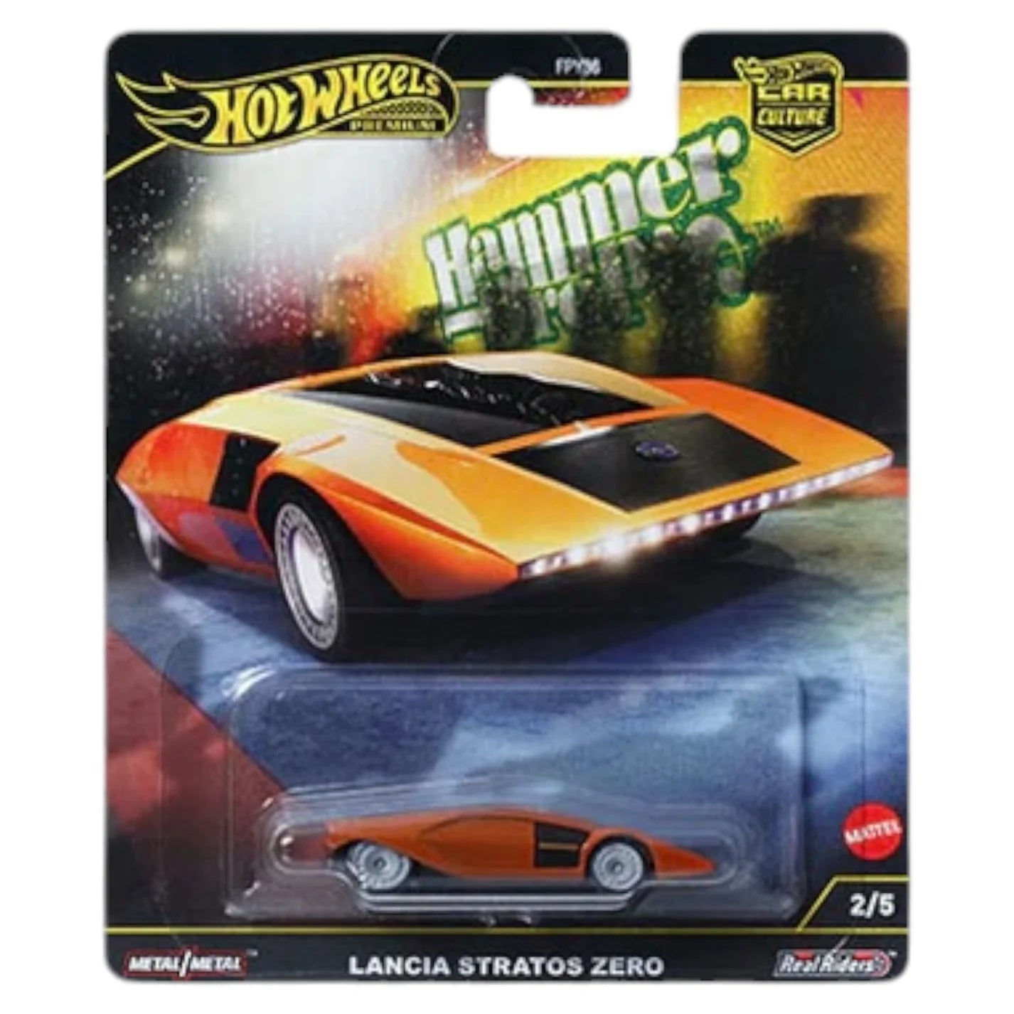 1/64 *Hammer Drop* Car Culture - Lancia Stratos Zero, copper - HRV77