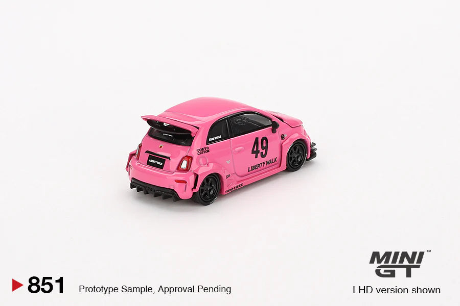 1/64 ABARTH 595 LB-WORKS X ABAS WORKS PINK (RHD) - MGT00851-R