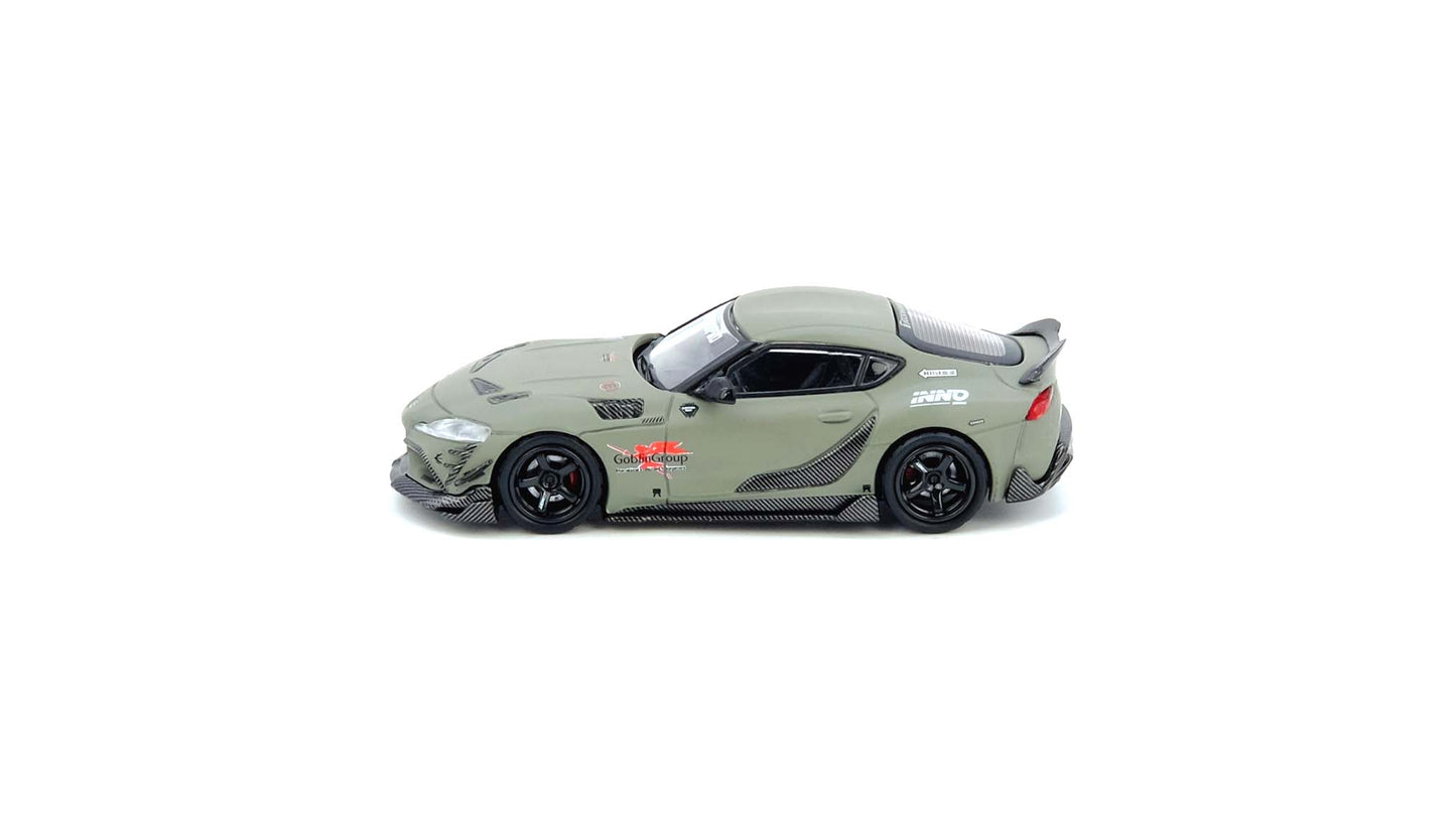 1/64 TOYOTA SUPRA A90 DARWIN PRO Matt Green - Inno64 - IN64-A90DP-MATGR