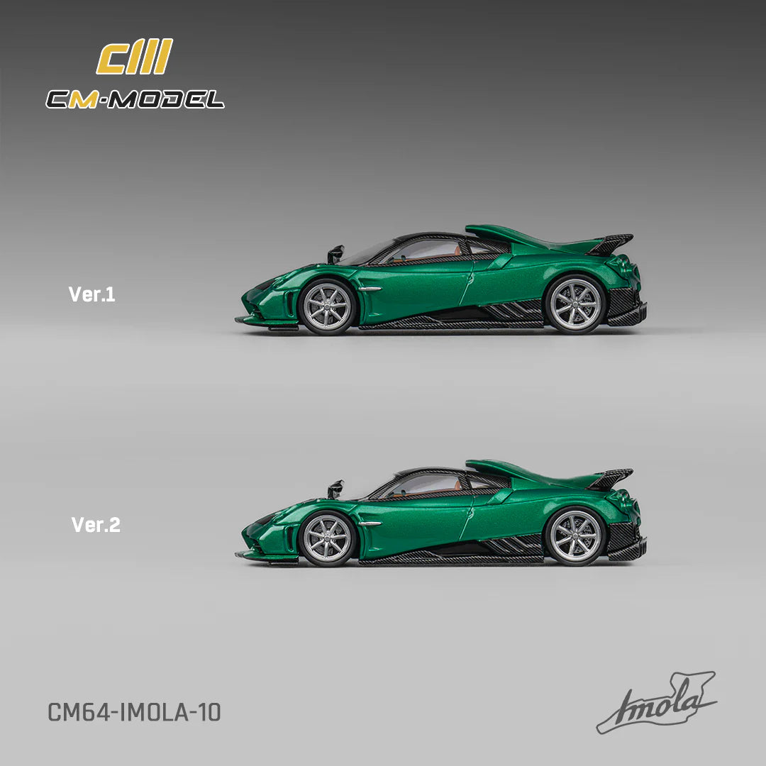 1/64 Pagani Imola Metallic Emerald Green - CM Models - CM64-IMOLA-10
