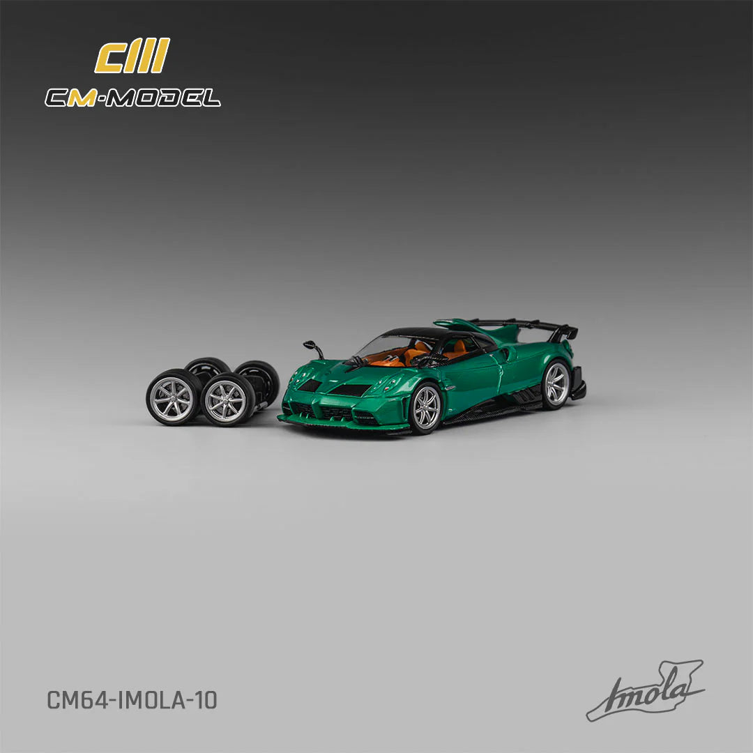 1/64 Pagani Imola Metallic Emerald Green - CM Models - CM64-IMOLA-10