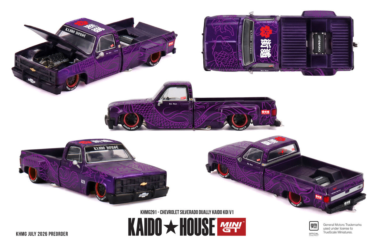 1/64 CHEVROLET SILVERADO DUALLY KAIDO KOI V1 - Kaido House - MGTKHMG291