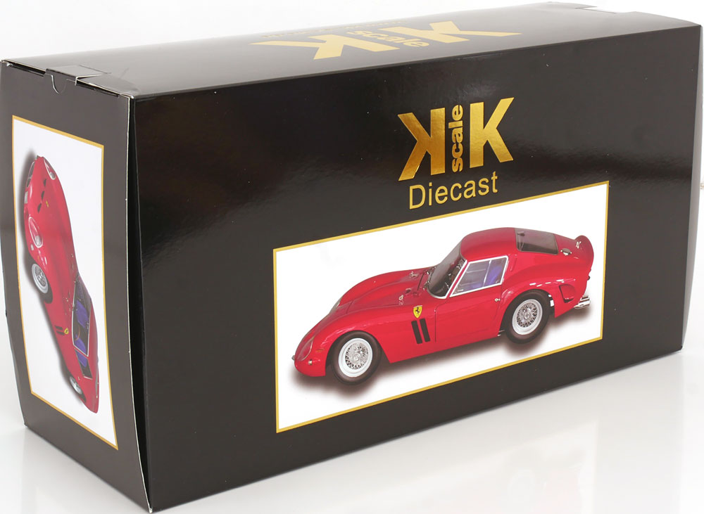 1/12 1964 Ferrari 250 V12 GTO Red - KKDC120121 - KK Diecast