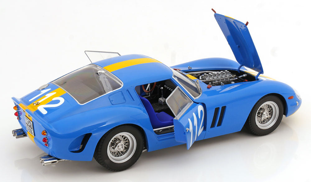 1/12 1964 Ferrari 250 GTO #112 Targa Florio, blue/yellow - KKDC120123 - KK Diecast