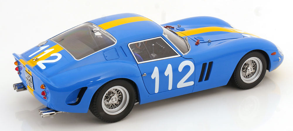 1/12 1964 Ferrari 250 GTO #112 Targa Florio, blue/yellow - KKDC120123 - KK Diecast
