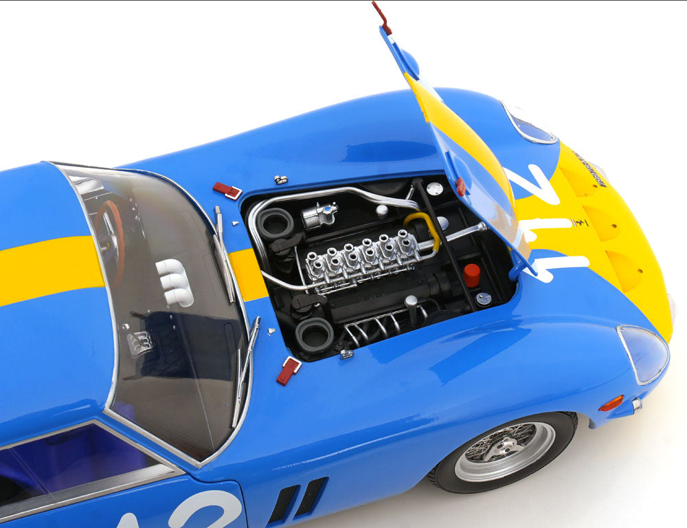 1/12 1964 Ferrari 250 GTO #112 Targa Florio, blue/yellow - KKDC120123 - KK Diecast