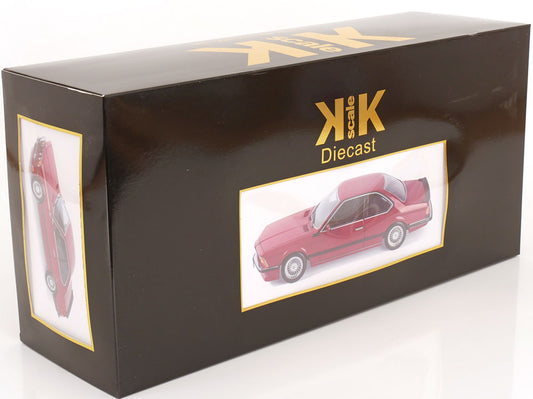 1/12 1987 BMW M635 CSI with Alpina rims, red - KK Scale - KKDC120165A