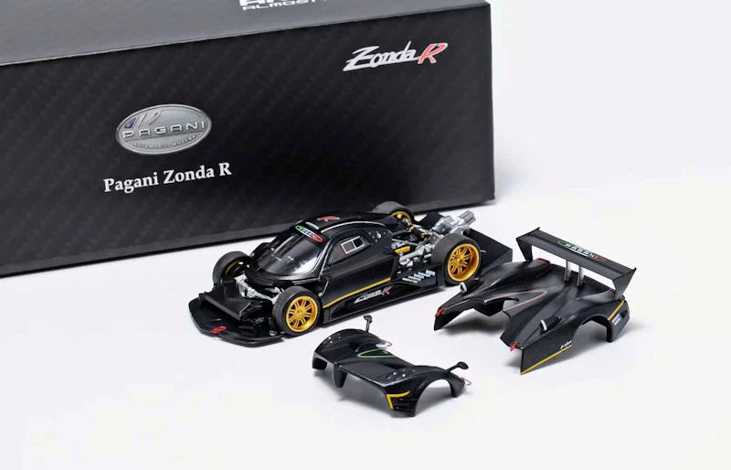 1/64 Pagani Zonda R in Carbon Fiber - MotorHelix/AR Box