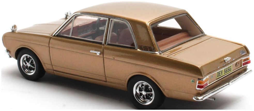 1/43 Ford Cortina Lotus MkII Gold 1966-1970 - Matrix 40603-103