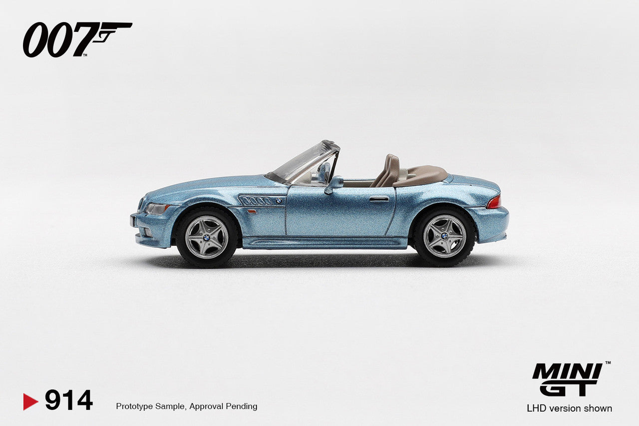 1/64 BMW Z3 GOLDENEYE (LHD) ENGLISH BLISTER PACKAGING - Mini GT - MGT00914-007E