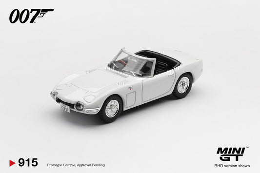 1/64 TOYOTA 2000GT ROADSTER YOU ONLY LIVE TWICE (RHD) ENGLISH BLISTER PACKAGING - Mini GT - MGT00915-007E