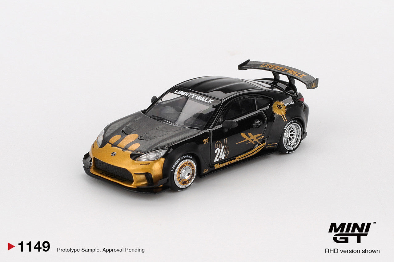 1/64 Toyota GR86 LB★Nation Black / Gold - MGT01149