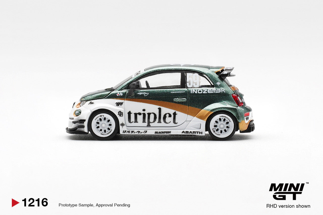 1/64 - ABARTH 595 LB-WORKS TY EDITION (RHD) - MiniGT - MGT01216